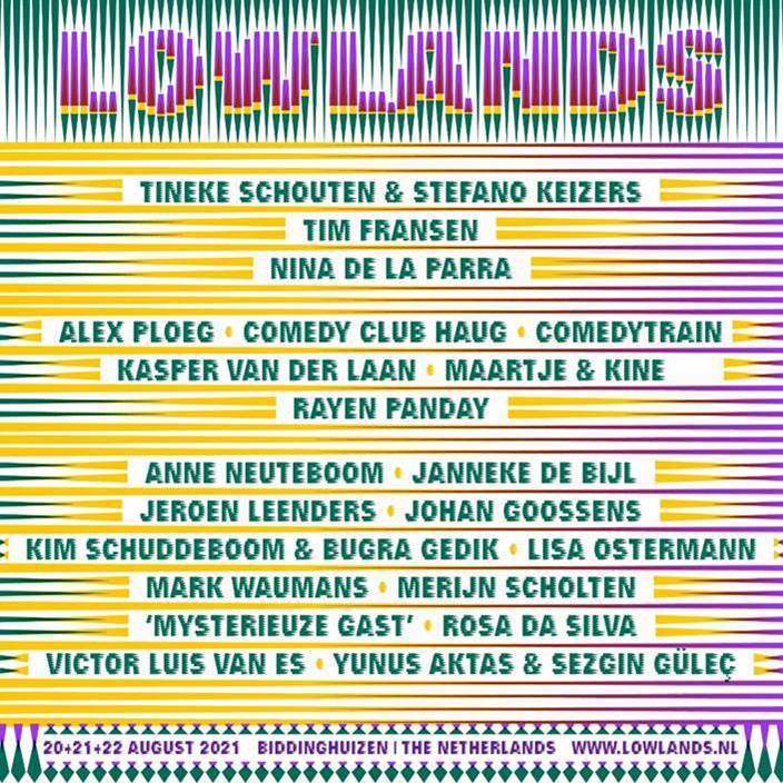 Lowlands 2021: comedy show and more! 3